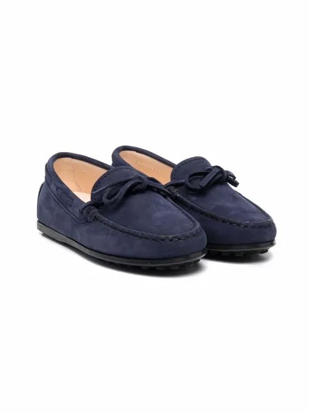 Tod's Kids лоферы с бантами