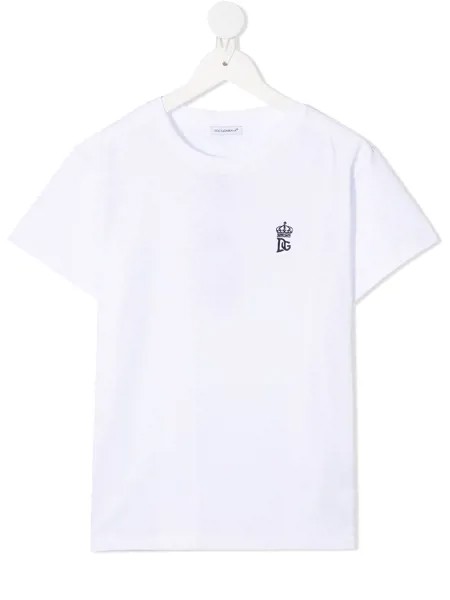 Dolce & Gabbana Kids футболка с короткими рукавами и логотипом