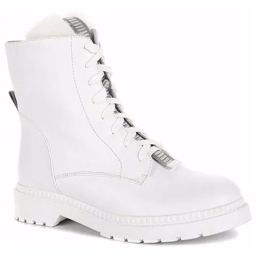 Женские зимние ботинки без каблука Westfalika, белый, Размер 36