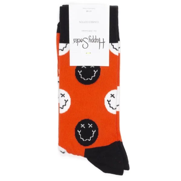 Носки унисекс Happy Socks Happy-Socks-Halloween-Smiles разноцветные 41-46
