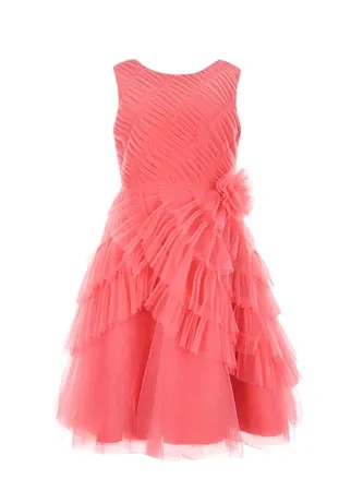 Розовое платье с бантом Aletta детское