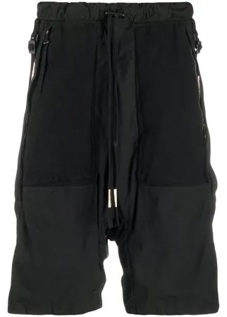 Boris Bidjan Saberi шорты с кулиской и низким шаговым швом