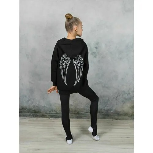 Худи WILDWINS, размер 128/134, черный