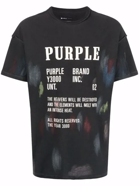 Purple Brand футболка с логотипом