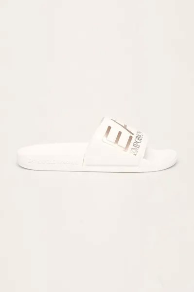 Шлепанцы EA7 Emporio Armani, белый