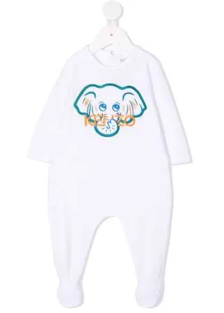 Kenzo Kids комбинезон для новорожденного с вышивкой