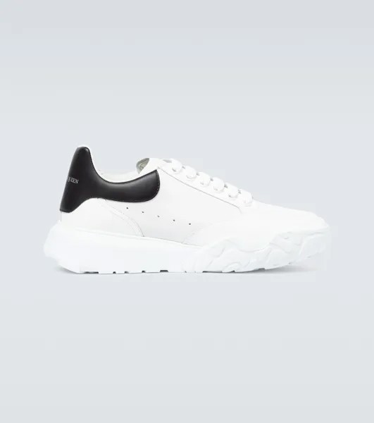 Кеды из кожи Alexander McQueen, белый