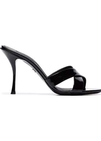 Dolce & Gabbana лакированные мюли