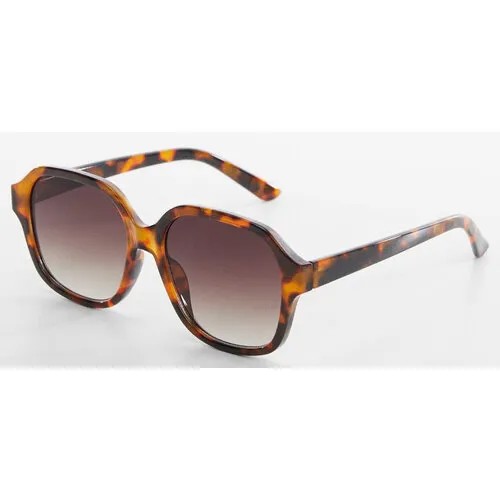 Солнцезащитные очки MANGO, коричневый