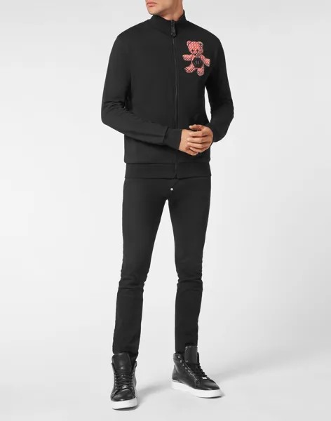 Спортивная куртка Teddy Bear Philipp Plein, цвет Black / Red
