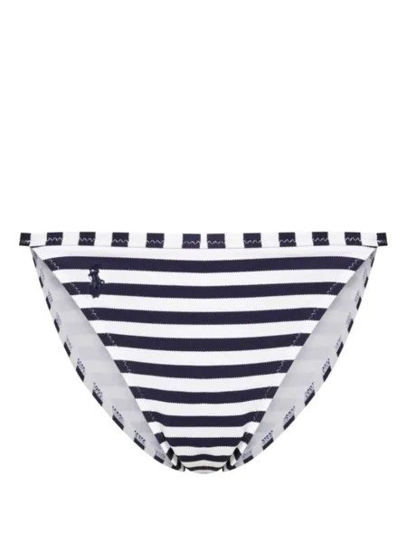 Плавки бикини в полоску Polo Ralph Lauren, синий