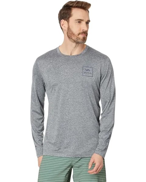 Футболка RVCA RVCA Long Sleeve Surf, цвет Heather Grey