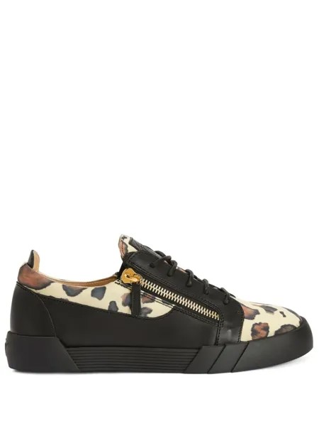 Giuseppe Zanotti кеды на шнуровке, черный