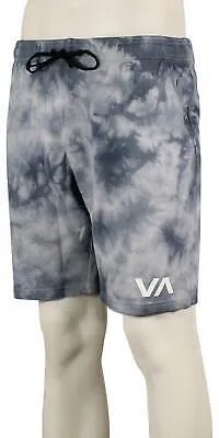 Эластичные спортивные шорты RVCA Sport - Blue Tie Dye - New