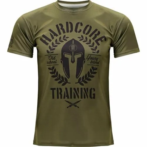 Футболка HARDCORE TRAINING, размер XXXL, хаки