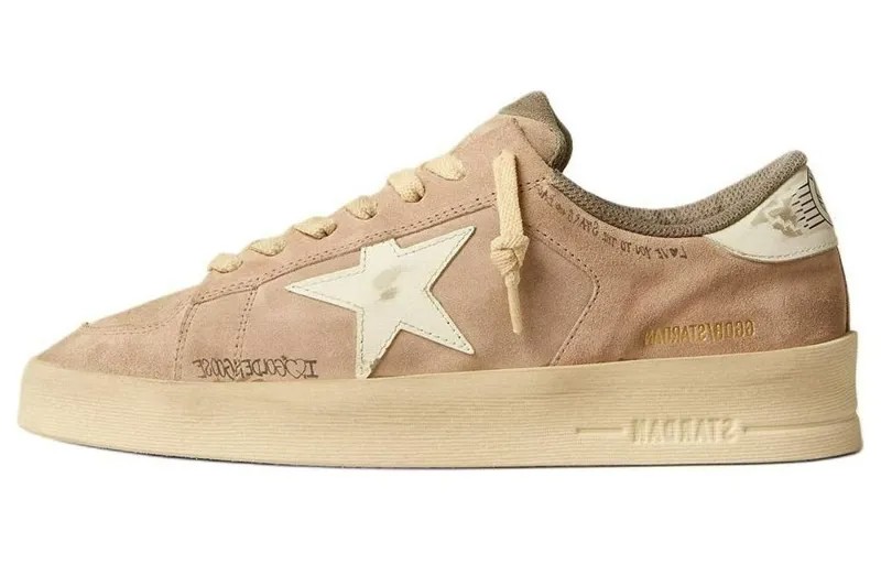 Кроссовки Golden Goose Stardan Skateboarding Shoes Women's Low-top Brown, коричневый