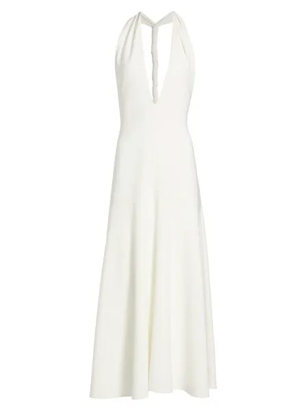 Платье макси с перекрученной спиной Proenza Schouler, белый