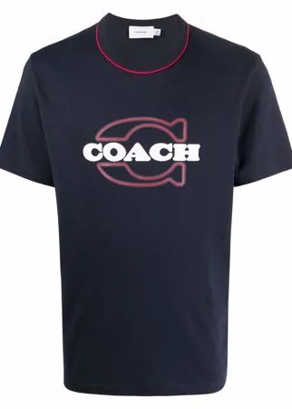 Coach футболка Athleisure с логотипом