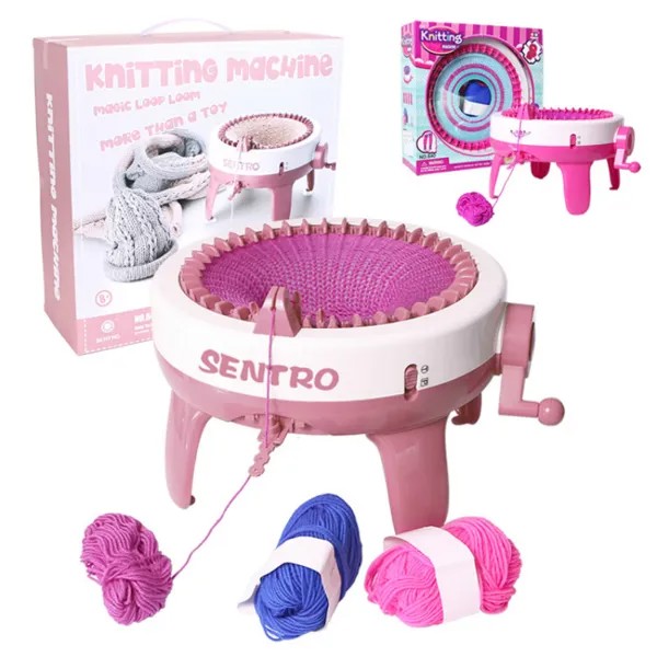 40 Needles Knitting Machine Board Rotating Adult Children Girls DIY Toy Kit Rower Scarf Hat Socks Maker Home Knitting Tools
