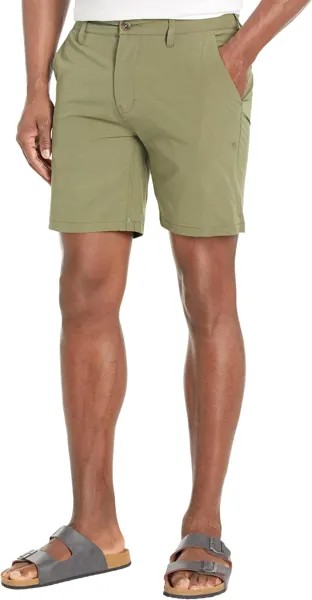 Гибридные прогулочные шорты Cutlap Eco 17,5 дюйма VISSLA, цвет Army