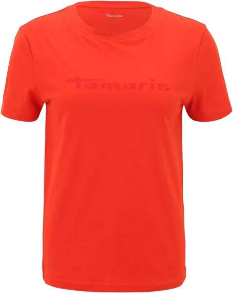 Футболка Tamaris, цвет Red/Cranberry