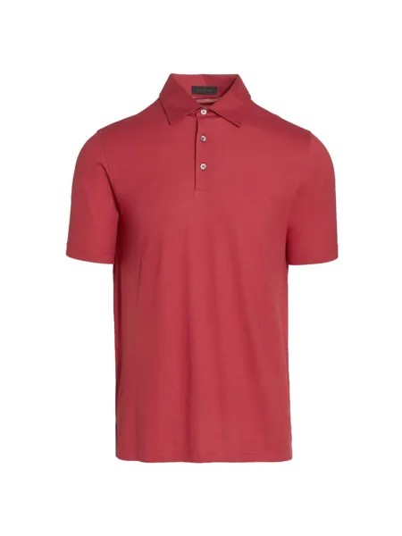 Рубашка поло Core Solid Saks Fifth Avenue, красный