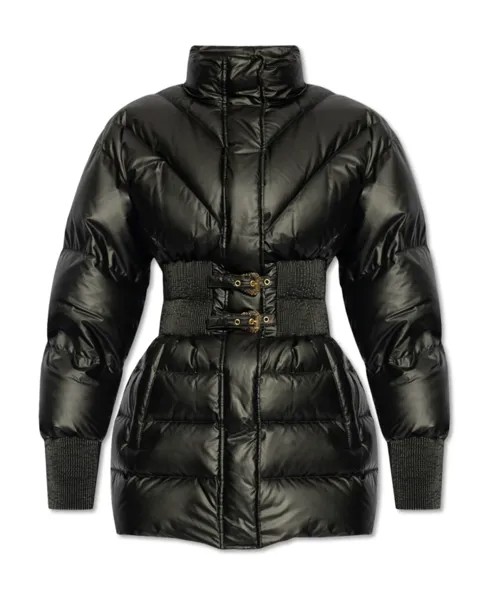 Пуховое пальто Versace Jeans Couture, черный
