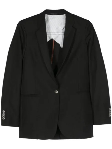 Paul Smith льняной пиджак, черный