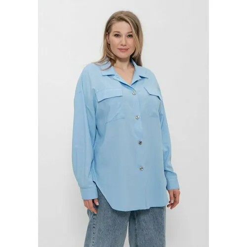 Рубашка CLEO, размер 54, голубой