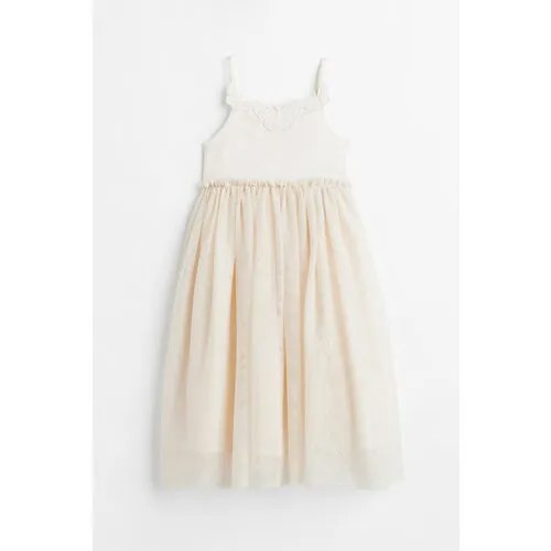 Платье H&M, размер 140, белый