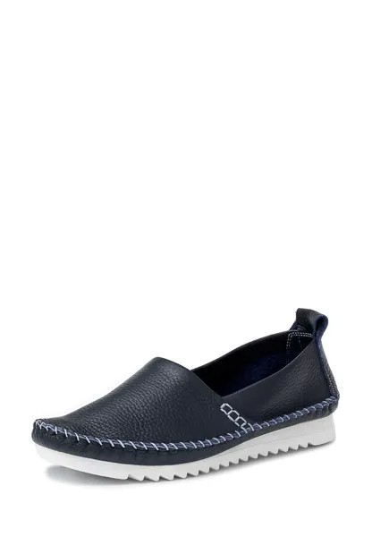Мокасины женские Alessio Nesca 11235/1 синие 37 RU