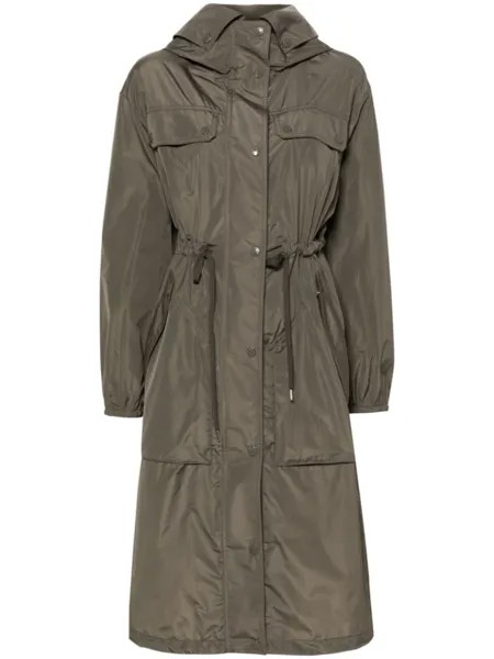 Moncler парка Mantio с капюшоном, зеленый