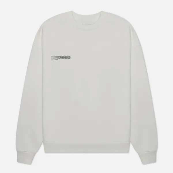 Мужская толстовка PANGAIA 365 Basic Signature Crew Neck белый, Размер XS