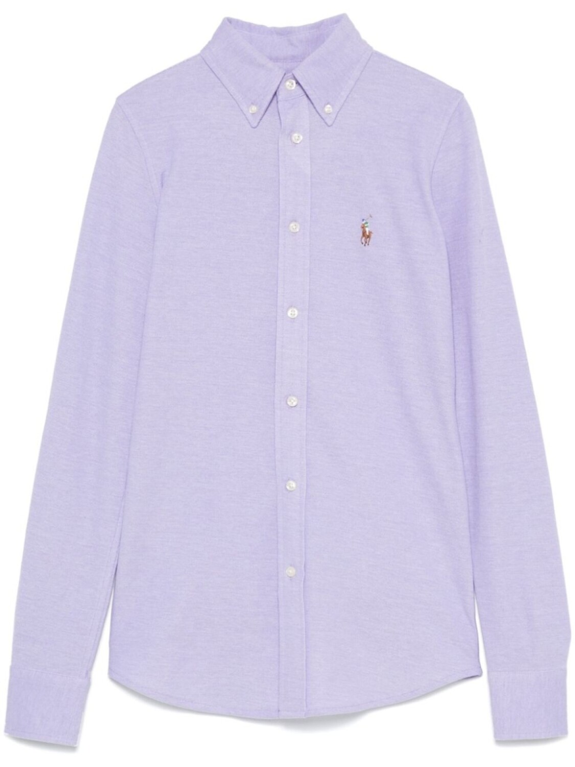 Polo Ralph Lauren рубашка из ткани пике, фиолетовый