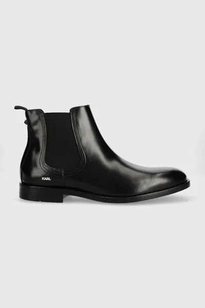 Кожаные ботинки челси URANO IV Karl Lagerfeld, черный