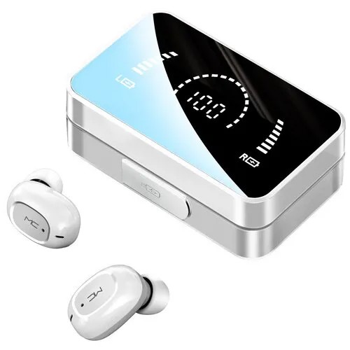 Беспроводные наушники 9D Music глубокий Bass HiFi Bluetooth 5.0, с кейсом и функцией Power Bank емкостью 3500 mah/подарок