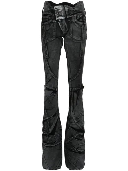 Ottolinger джинсы скинни Big Waistband Drape, черный