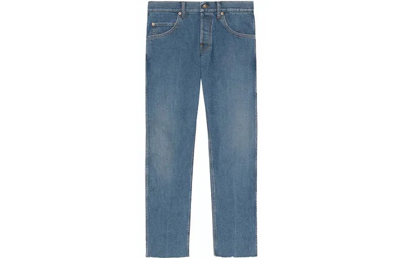 Мужские джинсы GUCCI, цвет Blue