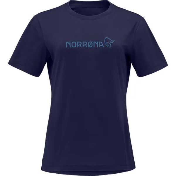 Женская хлопковая футболка Norrøna Viking Norrona, синий