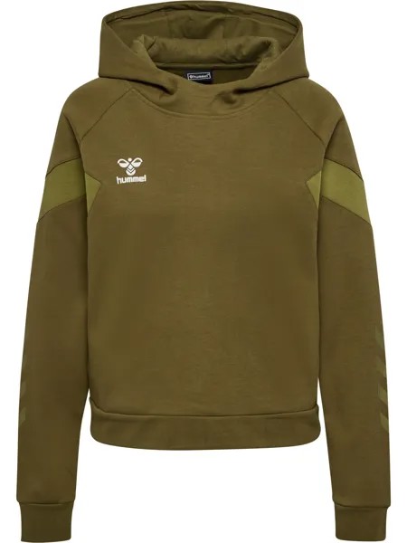 Толстовка Hummel Hoodie Hmltravel Sweat Hoodie Woman, цвет MILITARY OLIVE