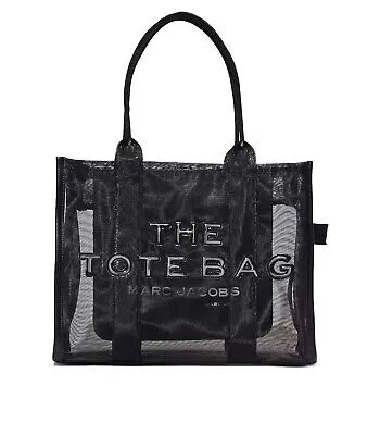 Marc Jacobs The Mesh Large Tote Black Bag Женщина