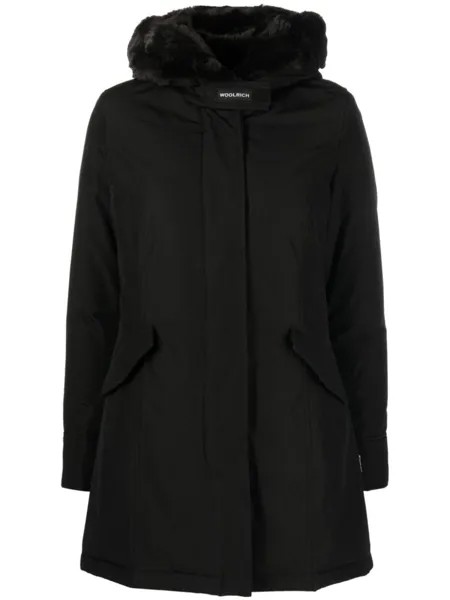 Woolrich парка Beaker с капюшоном, черный