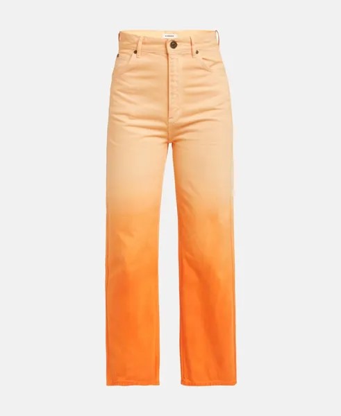 Прямые джинсы Sandro, оранжевый
