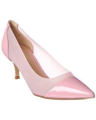 Женские патентованные туфли Gianvito Rossi Plexi 55, розовые 36