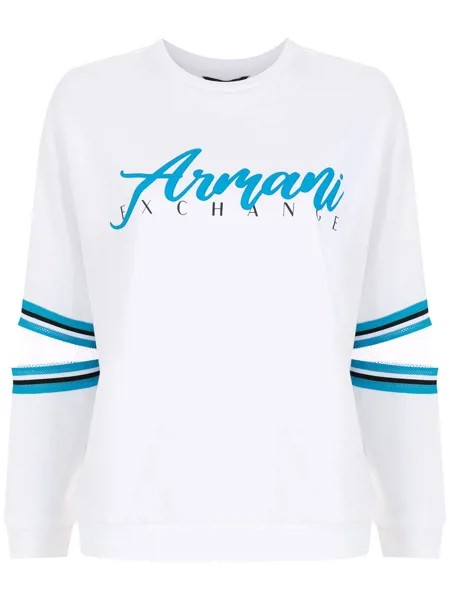Armani Exchange толстовка с логотипом