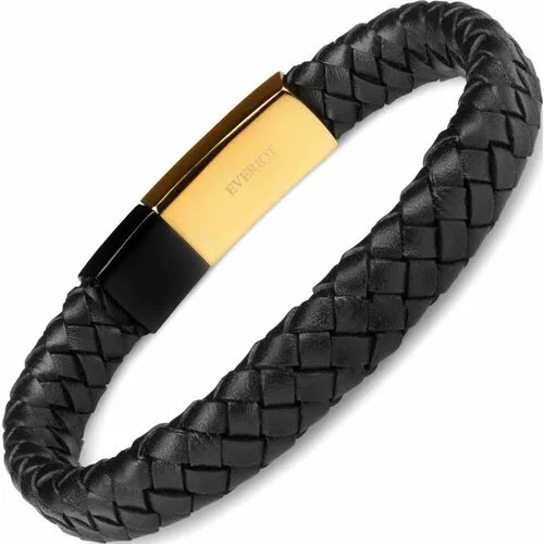Плетеный браслет Everiot, черный