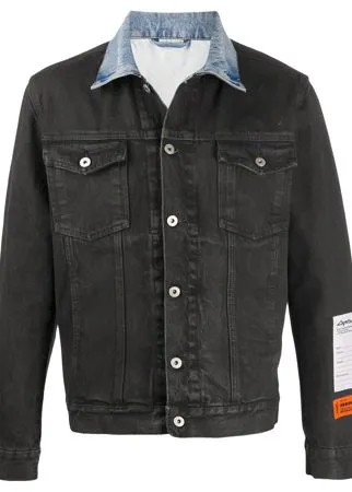 Heron Preston джинсовая куртка с контрастным воротником