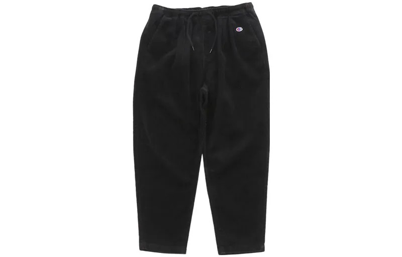 Мужские трикотажные спортивные штаны Champion, цвет Black