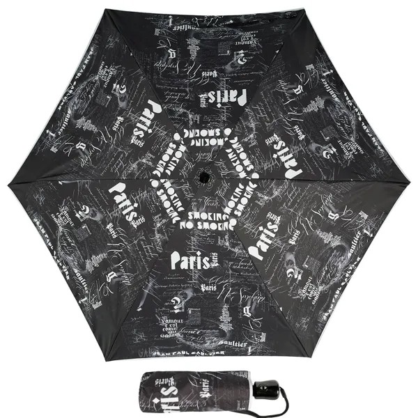 Зонт складной женский автоматический Jean Paul Gaultier 1313-OC noir