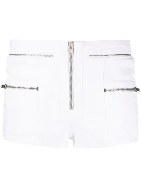 ISABEL MARANT шорты с молниями, белый